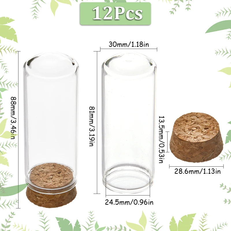Lot de cloches en verre