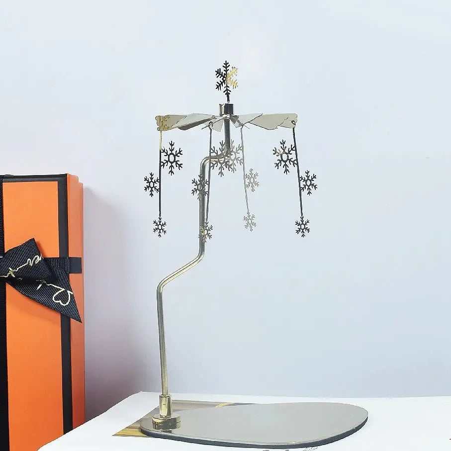 Bougeoir carrousel rotatif