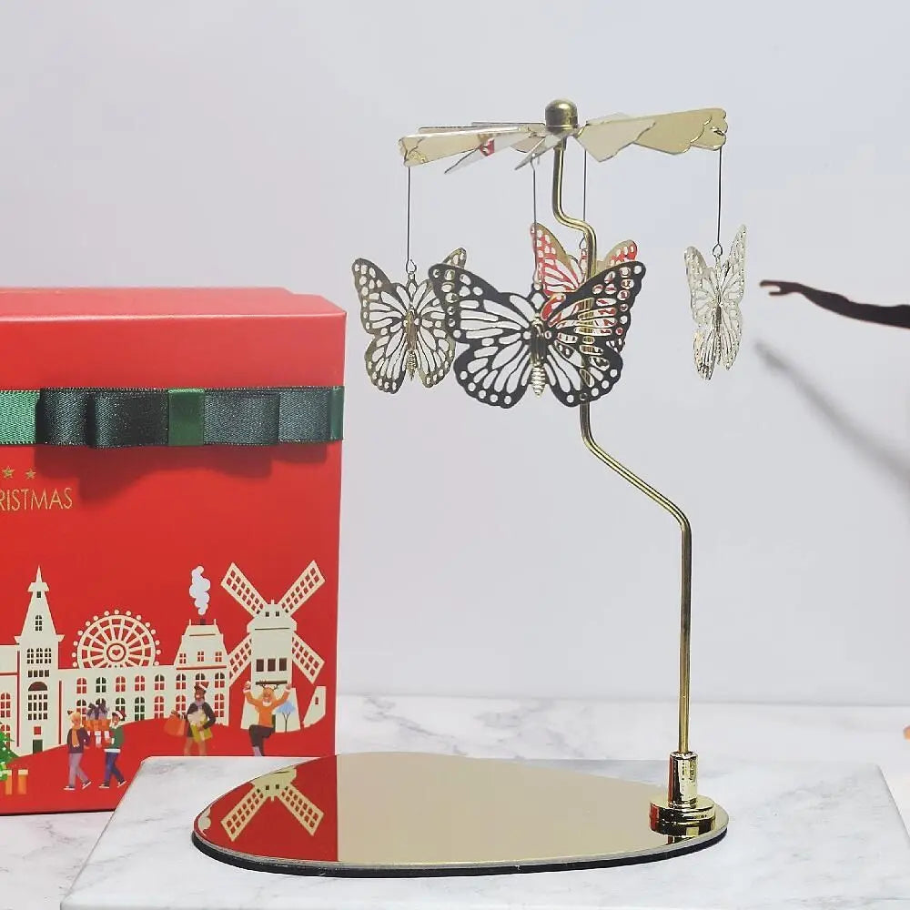 Bougeoir carrousel rotatif