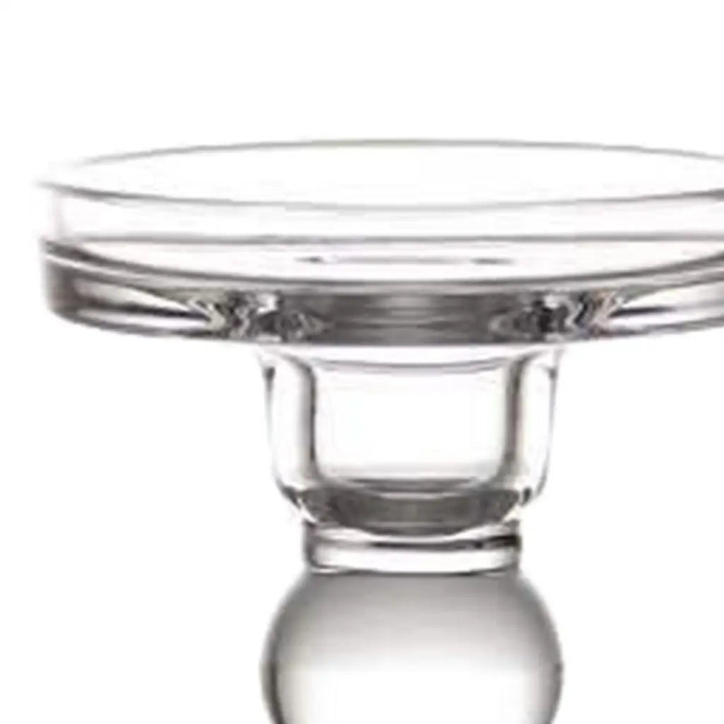Bougeoir chandelier en verre