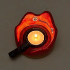 Bougeoir en résine Calcifer