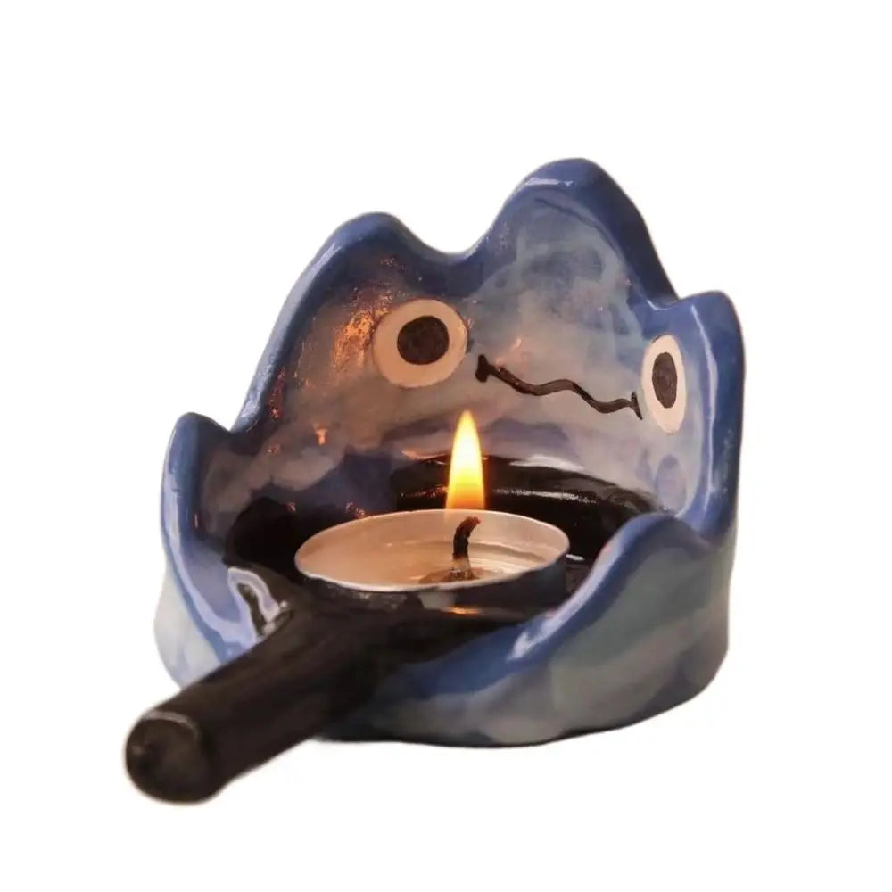 Bougeoir en résine Calcifer