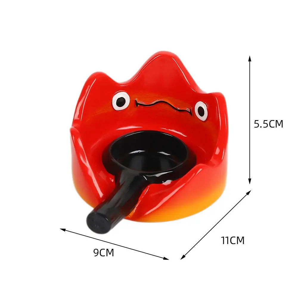 Bougeoir en résine Calcifer