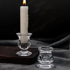 Bougeoir en verre