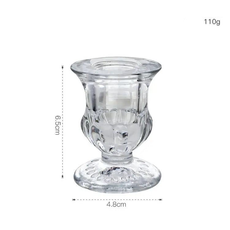 Bougeoir en verre