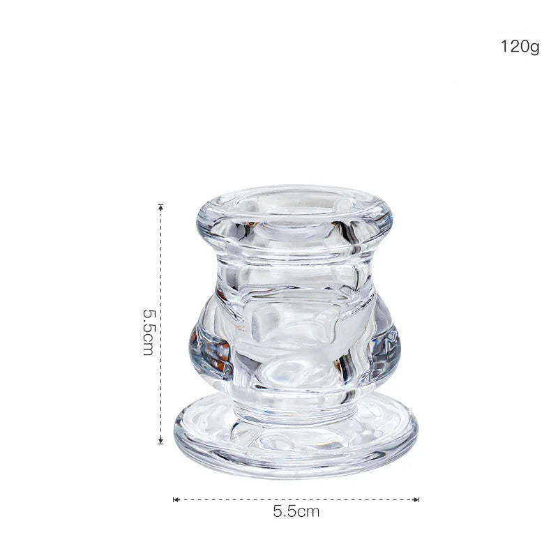 Bougeoir en verre