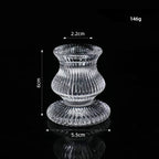Bougeoir en verre