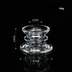 Bougeoir en verre