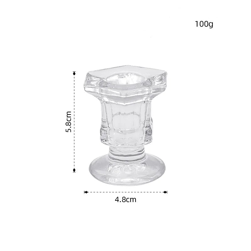 Bougeoir en verre