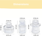 Bougeoir verre