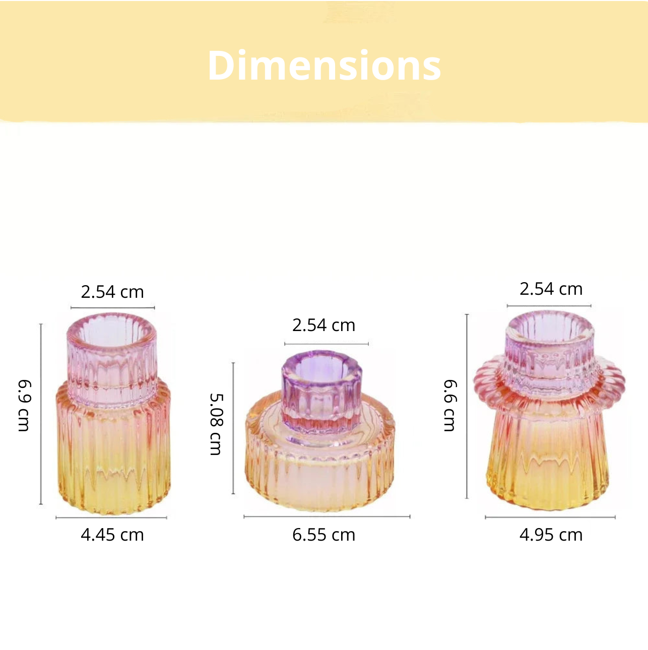 Bougeoir verre