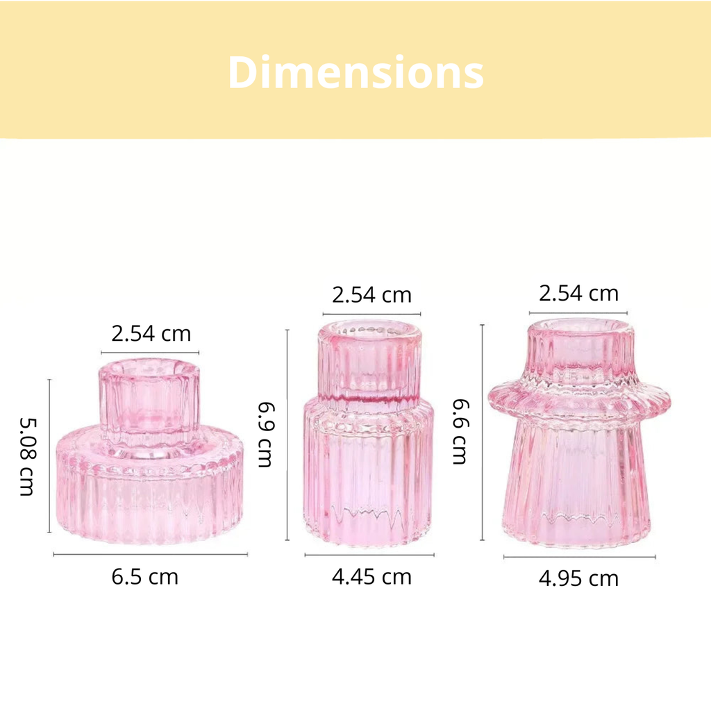 Bougeoir verre