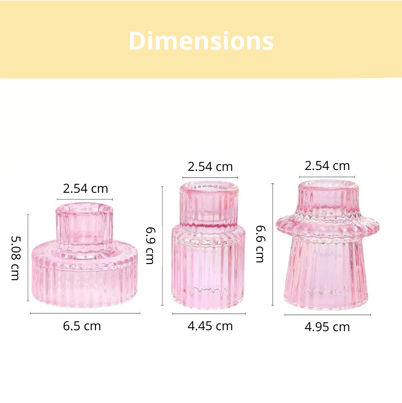 Bougeoir verre
