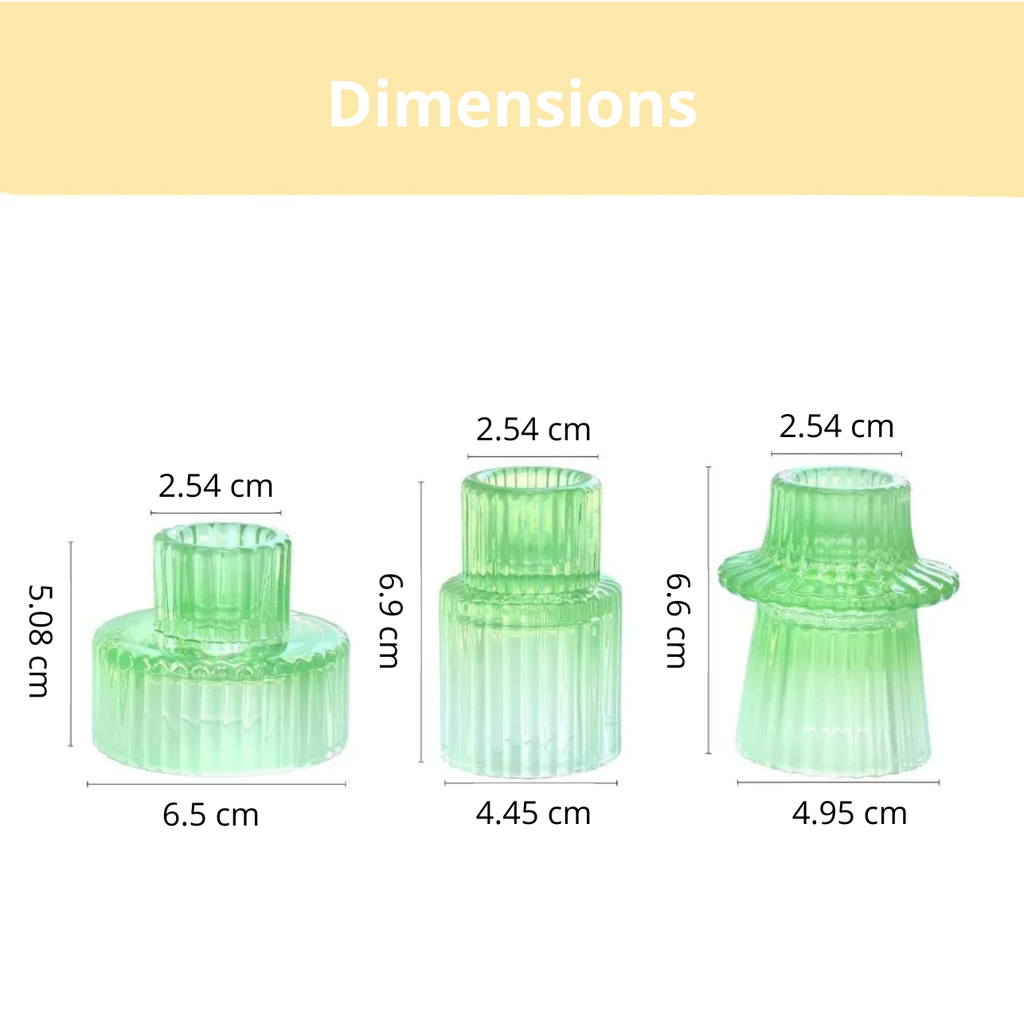 Bougeoir verre