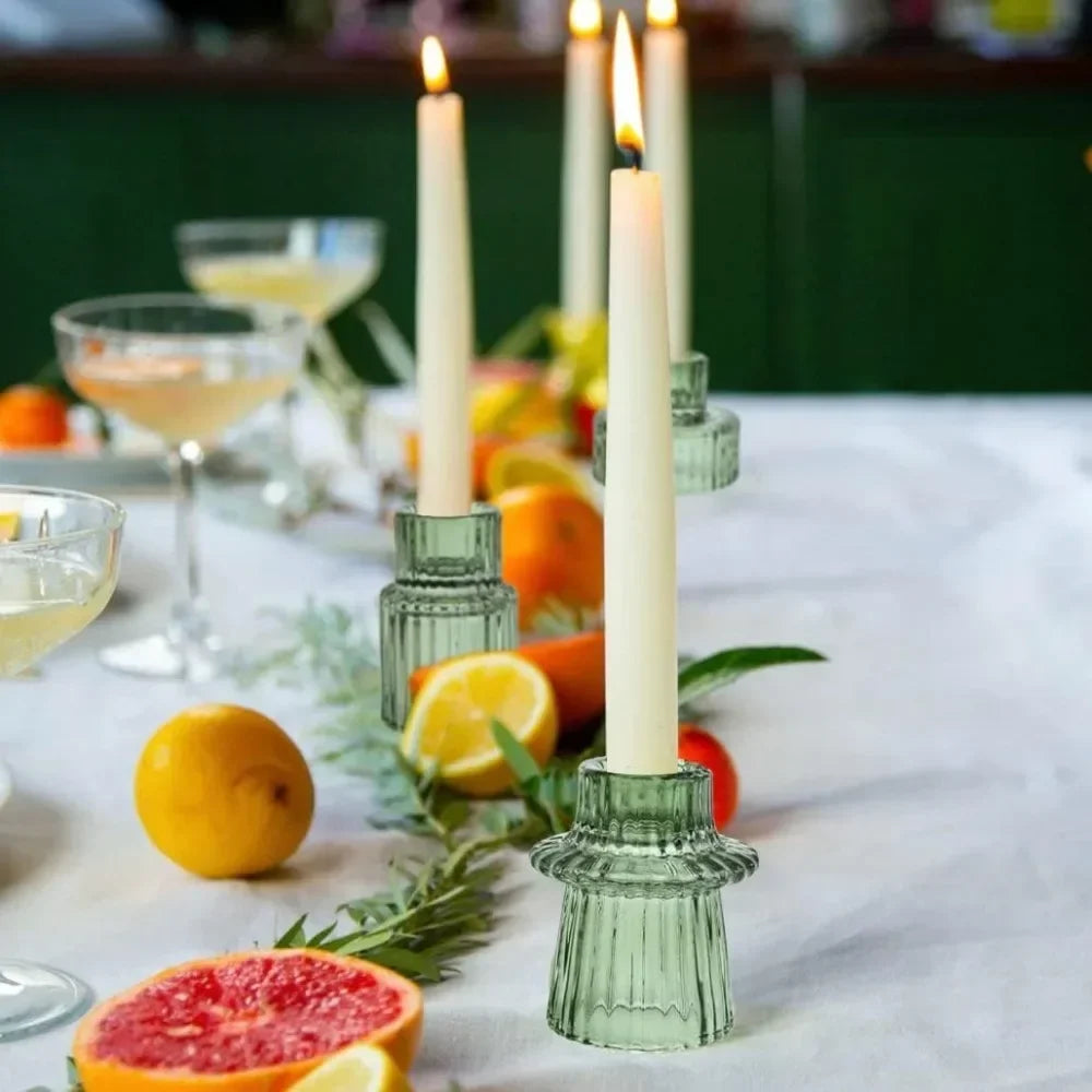 Bougeoir verre