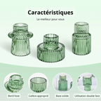 Bougeoir verre