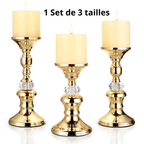 Chandelier doré