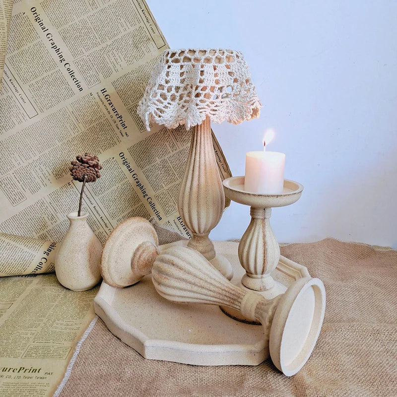 Chandelier en bois