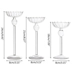 Chandelier en verre sur pied