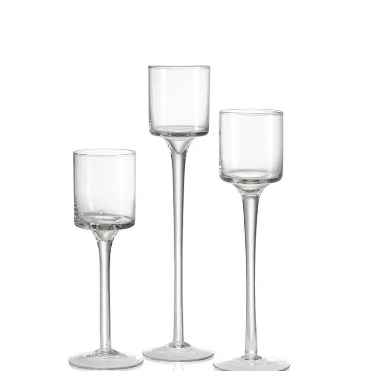 Chandelier en verre transparent