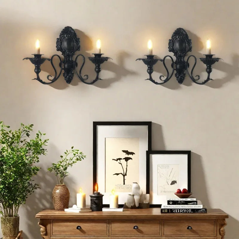 Chandelier mural