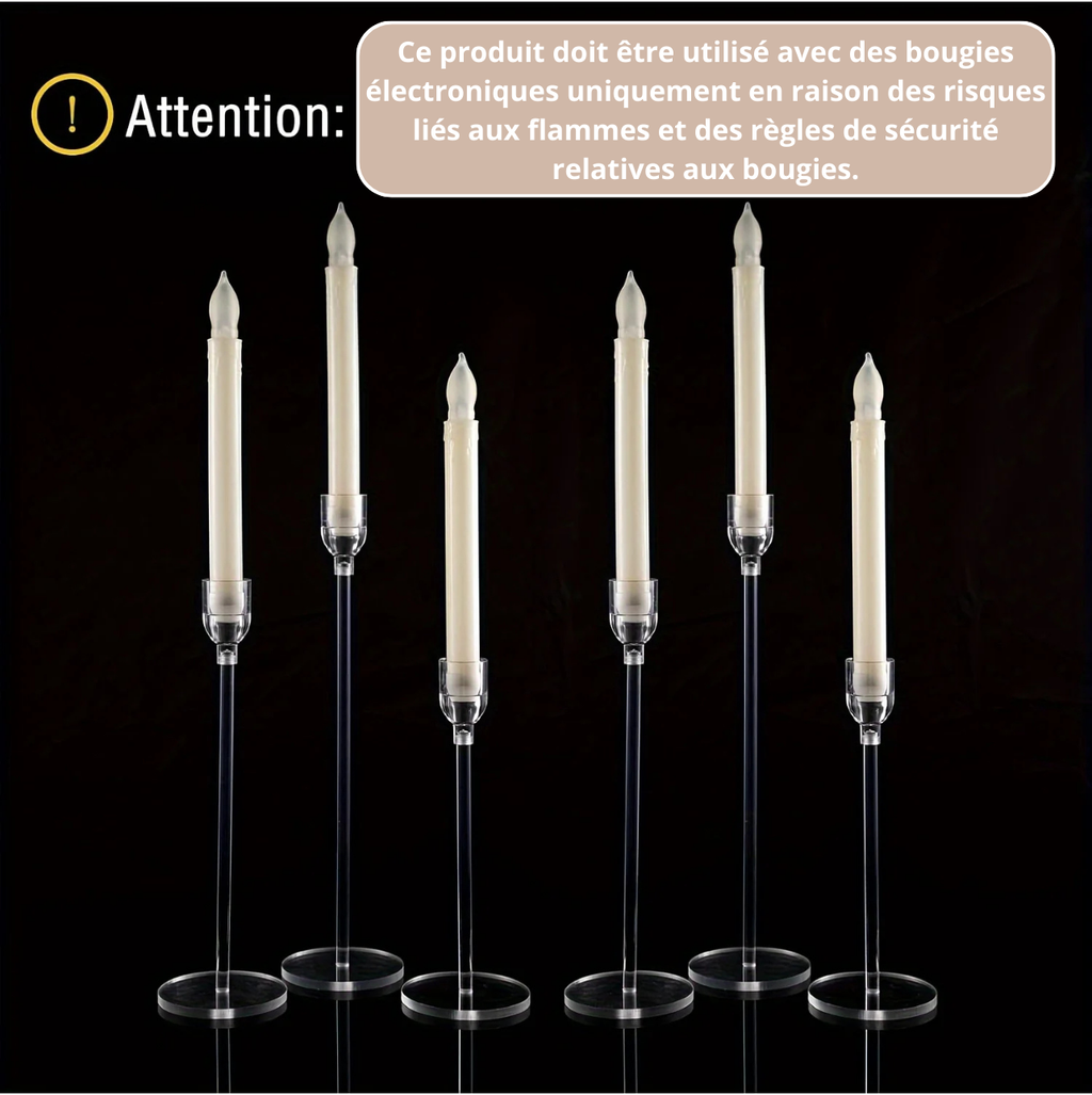 Chandelier transparent