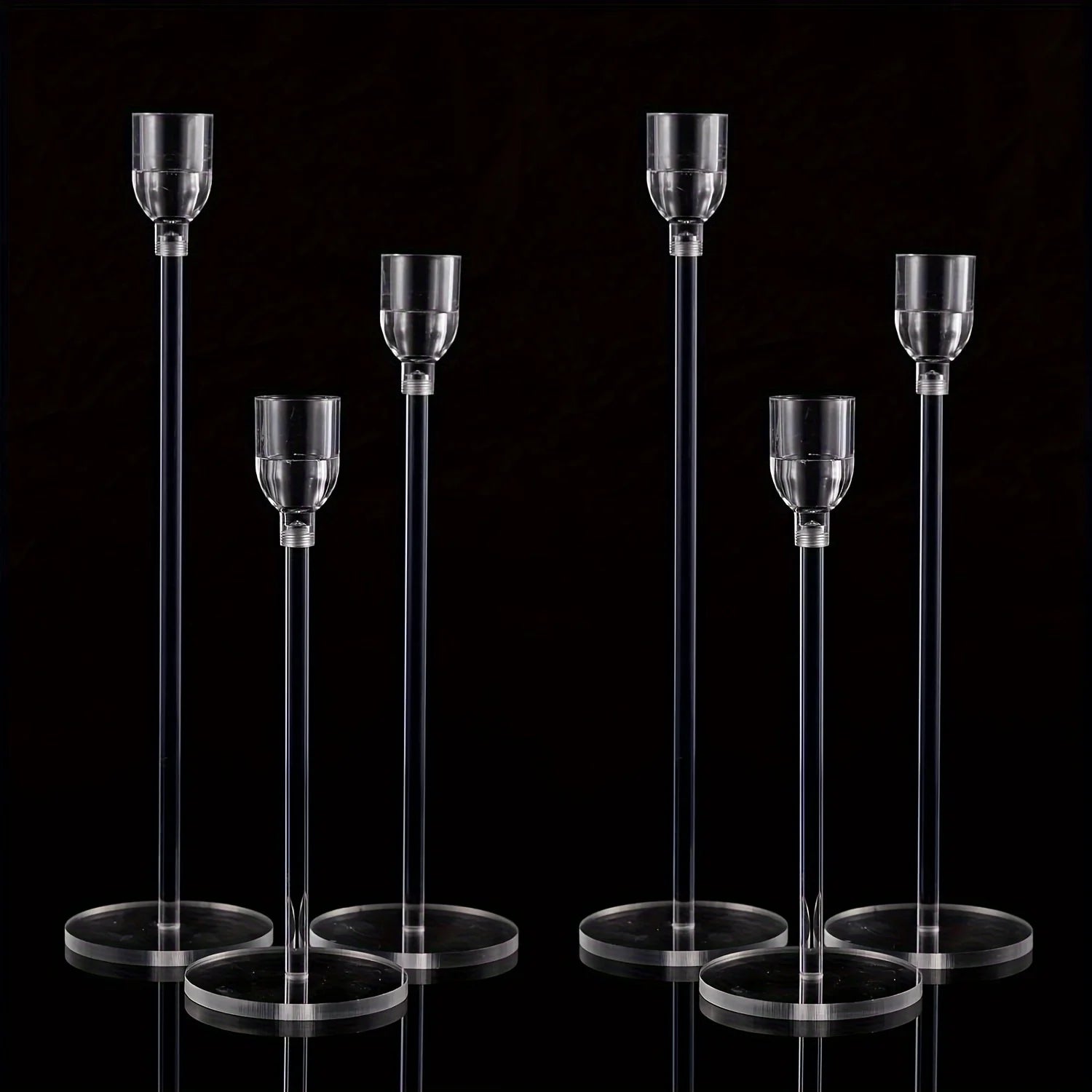 Chandelier transparent