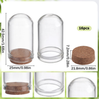Lot de cloches en verre