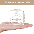Photophore suspendu en verre