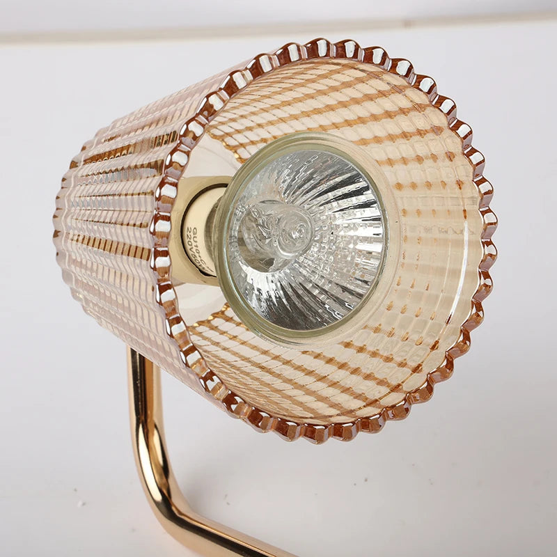 Lampe chauffe-bougie en verre
