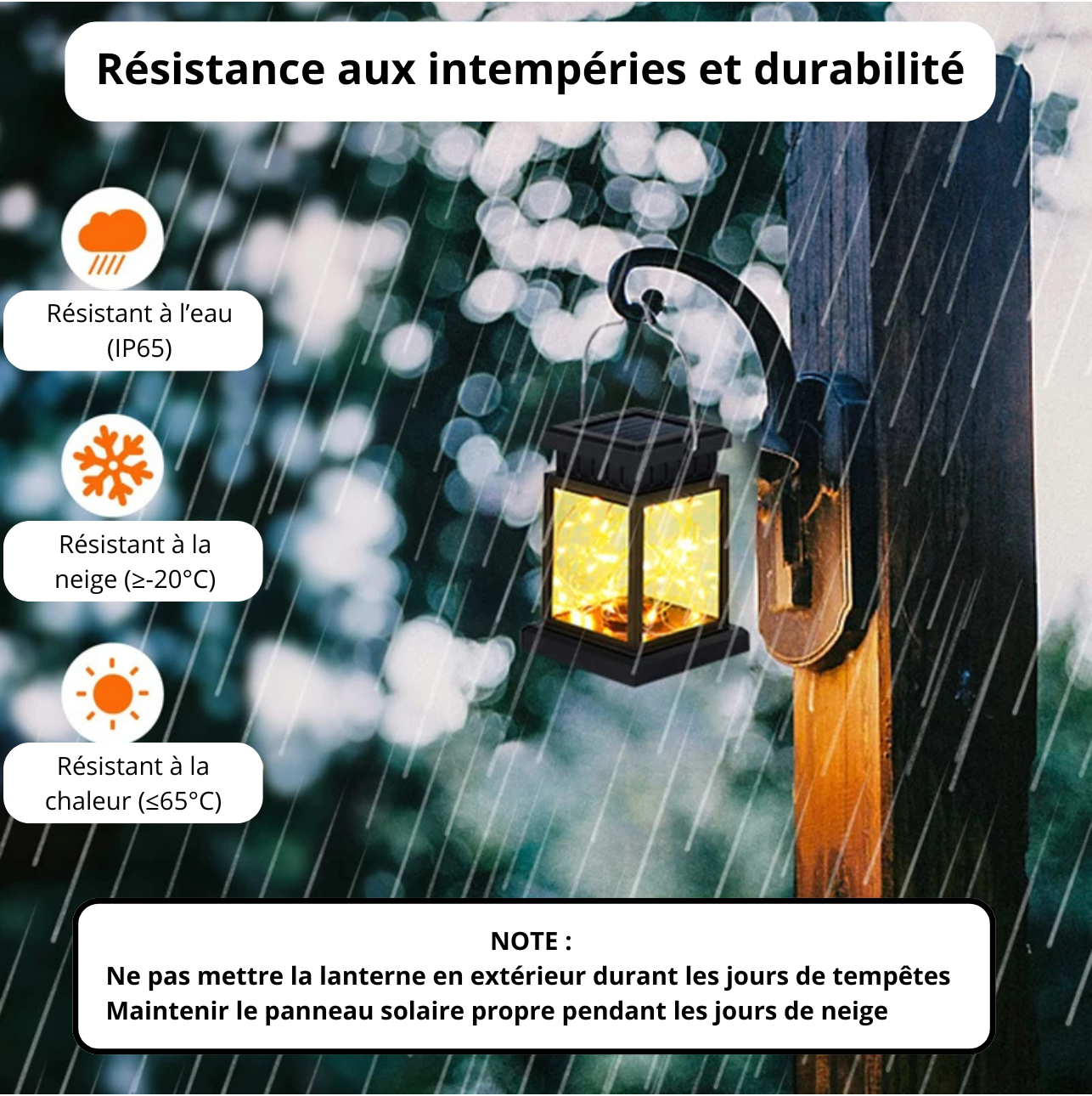 Lanterne extérieur