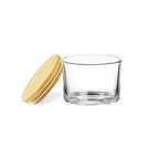 Photophore bocal en verre transparent