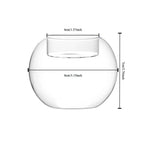 Photophore rond en verre