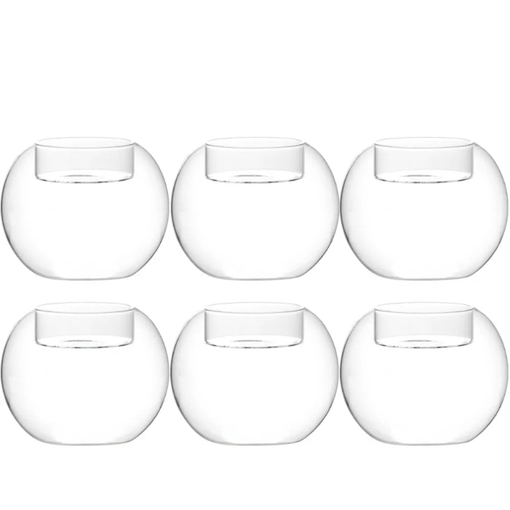 Photophore rond en verre
