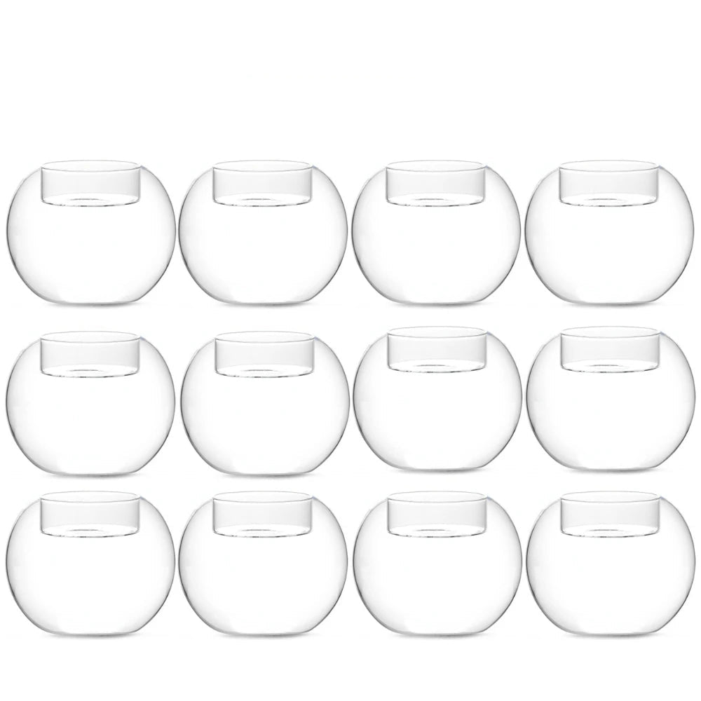 Photophore rond en verre