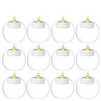 Photophore rond en verre