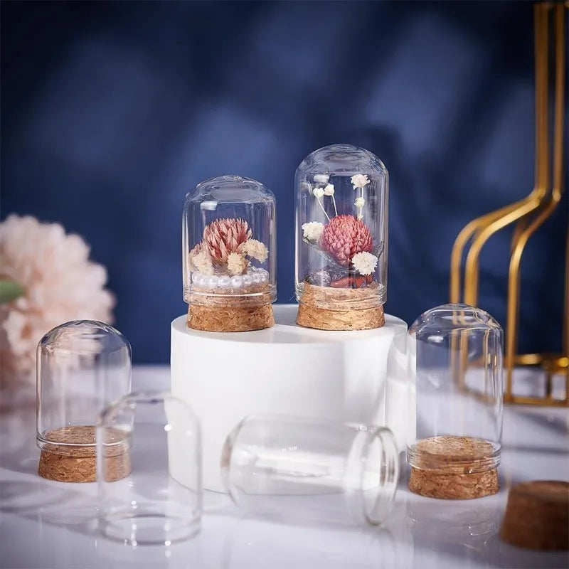 Lot de cloches en verre