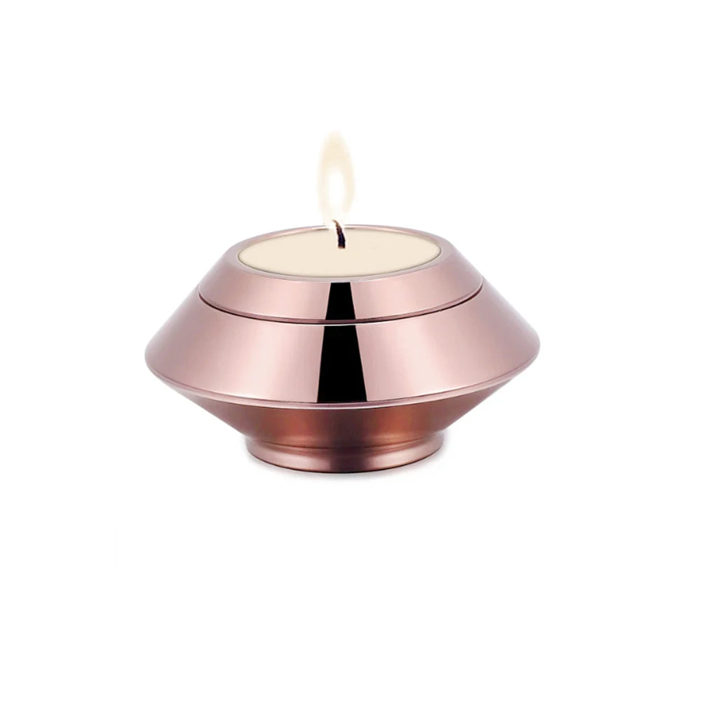 Photophore urne en acier inoxydable