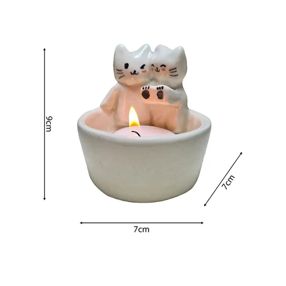Photophore deux chatons mignons