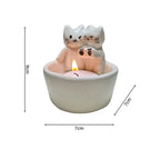 Photophore deux chatons mignons