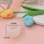 Moule en silicone pour bougie grande fleur