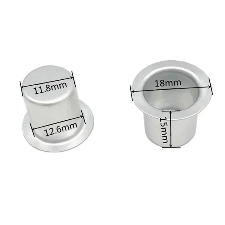 Lot de 10 coupelles pour bougeoirs