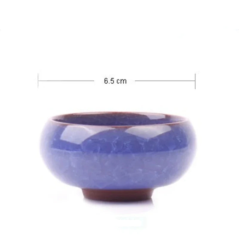 Photophore en céramique coloré