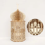 Lanterne LED en bois islamique Ramadan Eid