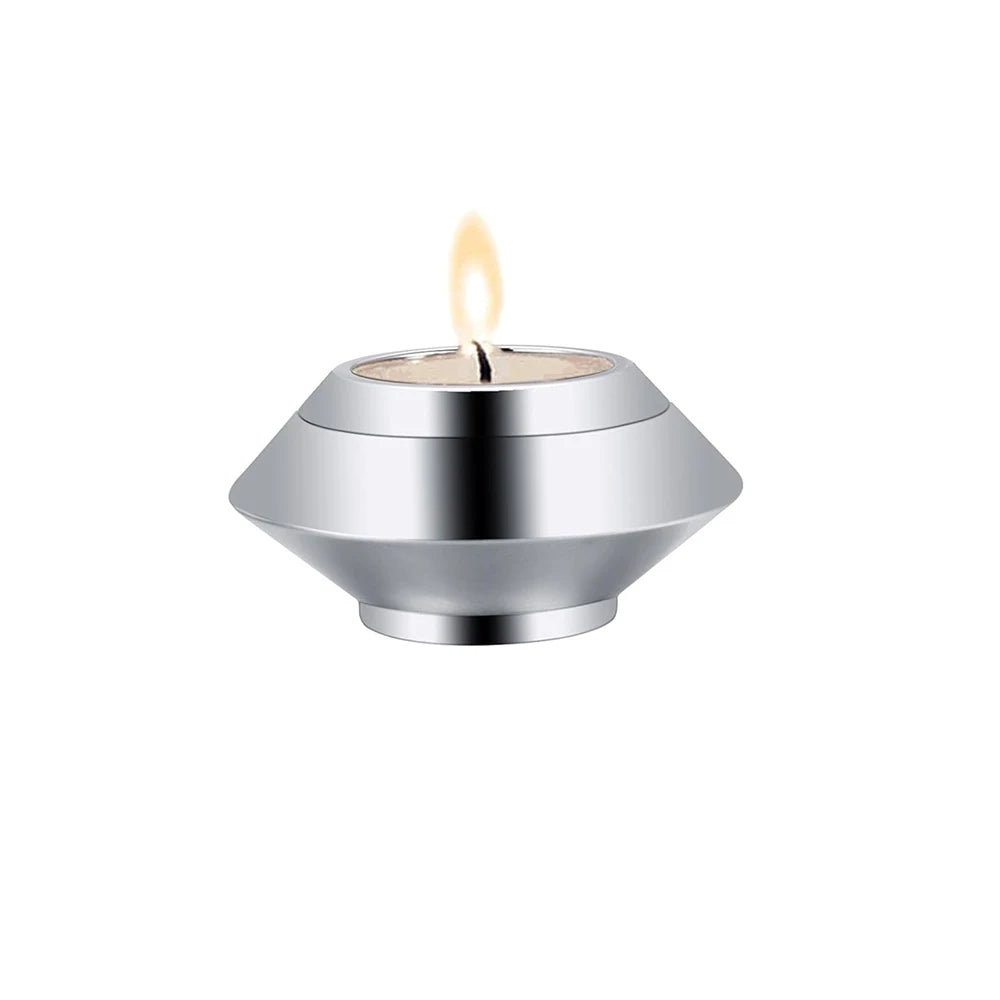 Photophore urne en acier inoxydable