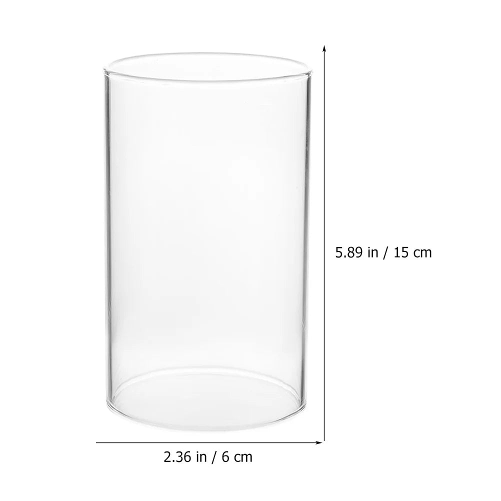 Bougeoir cylindre en verre