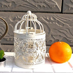 Photophore lanterne style cage à oiseaux