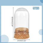 Lot de cloches en verre