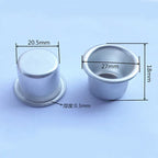 Lot de 10 coupelles pour bougeoirs