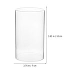 Bougeoir cylindre en verre
